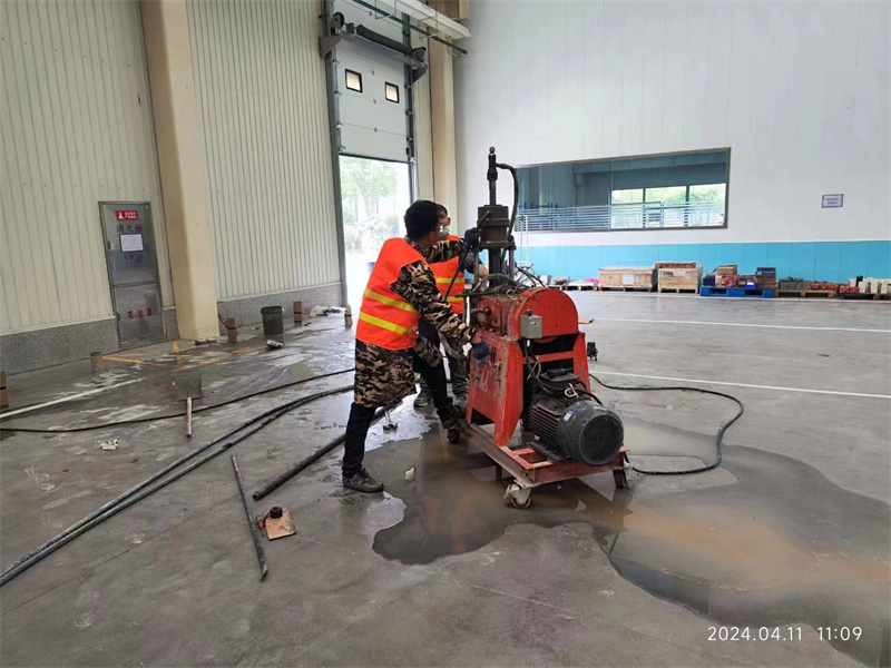 政和厂房地面下沉塌陷注浆加固施工